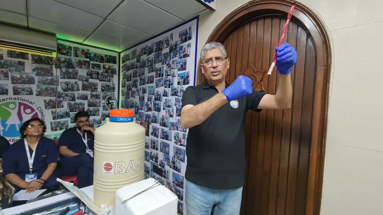 🎓 Masterclass by Dr. Pankaj Talwar | How to Label Cryo Locks During Freezing in IVF | ART Lab