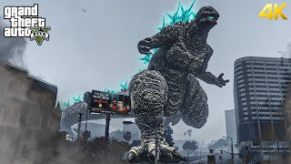 GTA 5 - Godzilla Minus One Destroyed Los Santos City