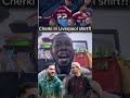 Rayan Cherki forced to remove Liverpool shirt after swapping with Hugo Ekitike 😳