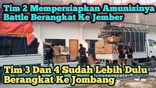 Tim 2 brewog Mempersiapkan amunisi battle ke jember‼️tim 2 dan 3 meluncur jombang 