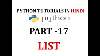 How to initialize a List and index in python | what is List data type in python in hindi