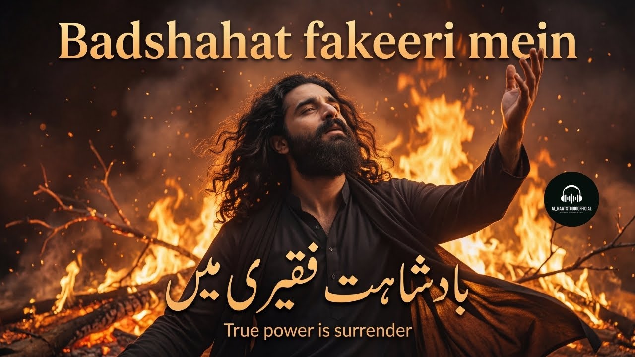 Badshahat Fakeeri Mein | Heart Touching Sufi Qawwali | Ishq-e-Fakeeri | AI_NaatStudioOfficial