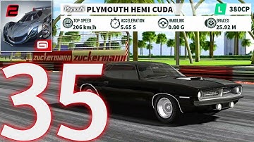 GT Racing 2: Real Car game -Android Gameplay Walkthrough Part 35- PLYMOUTH HEMI CUDA -Legendary Club