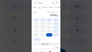 guys look at this math solve calculater infinity ♾️♾️ loop guys