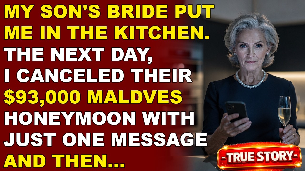 My son’s bride put me at the “kitchen table” at the wedding—so their Maldives honeymoon was canceled