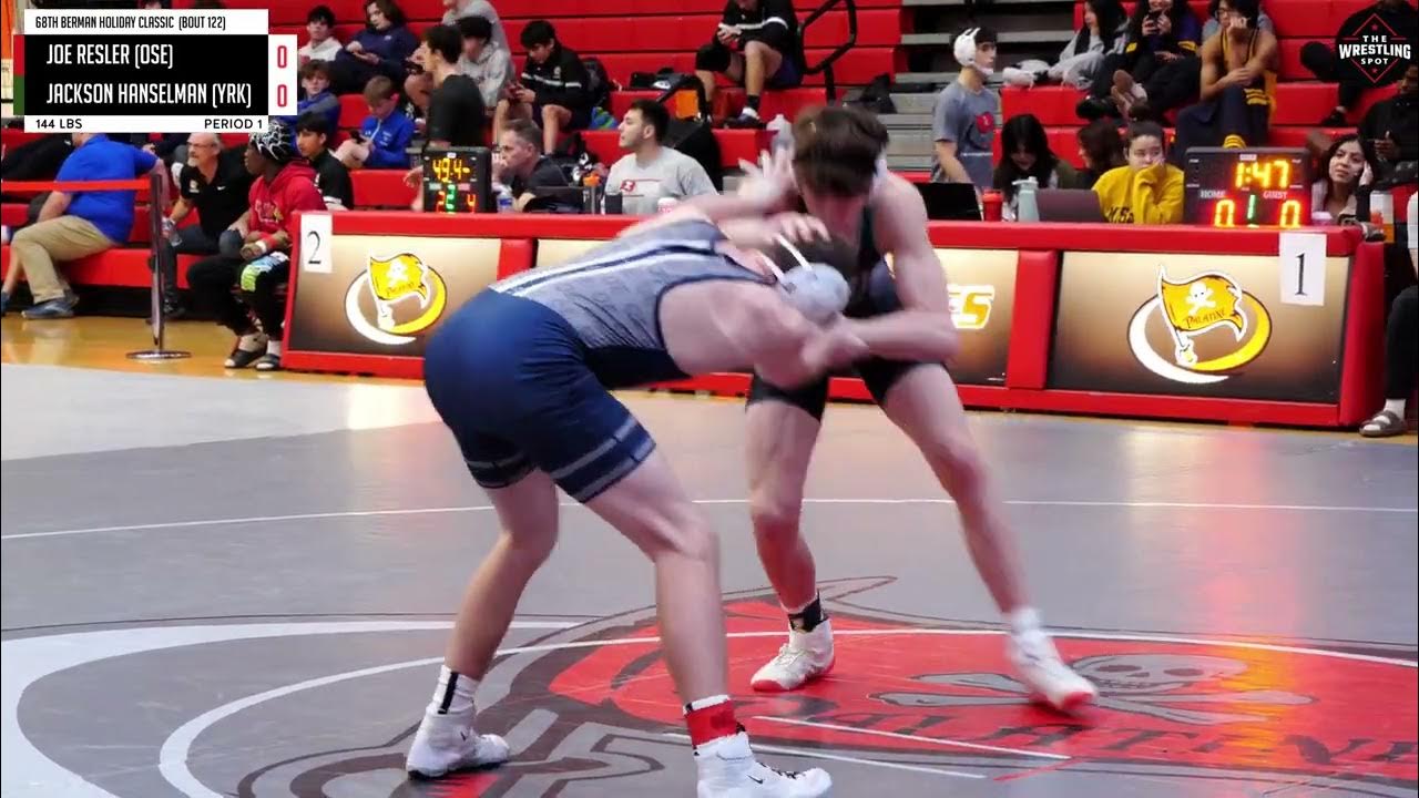 Joe Resler of Oswego East [R] v. Jackson Hanselman of York [G] (144