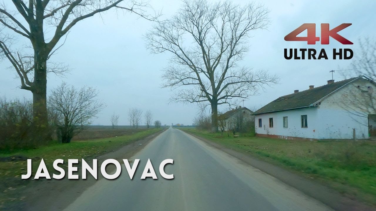 Jasenovac 4K | Vožnja kroz Napušteno Naselje u Srcu Baranje (13.12.2024)
