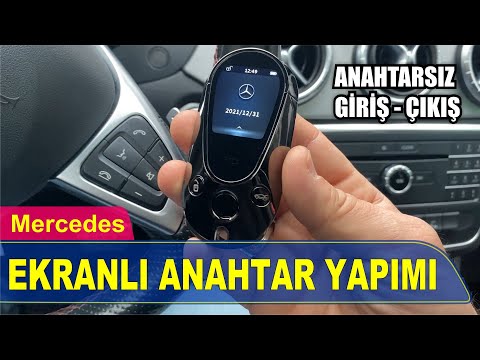 Mercedes Ekranlı Anahtar Yapımı (Dokunmatik) - Oto Anahtarcı İstanbul