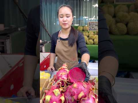 Amazing Dragon Fruits Cutting Skill - Fruits Cutting Skill