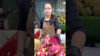 Amazing Dragon Fruits Cutting Skill - Fruits Cutting Skill