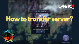 How To Transfer Server MIR4 Global