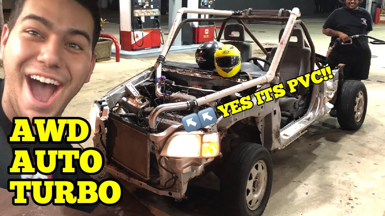 WE TURBOCHARGED OUR CRV DEATH KART IN 2 