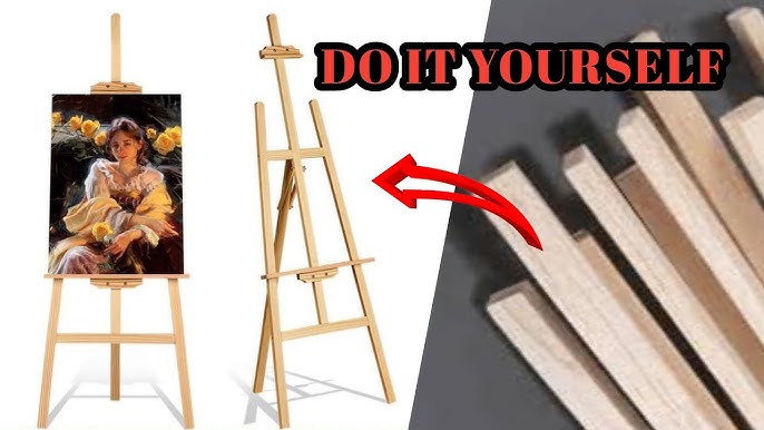 How to make mini easel, diy mini canvas stand