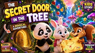🔐 The Secret Door in the Tree 🌳✨ | Panda, Rabbit & Squirrel's Magical Adventure | Kids Story Noticias