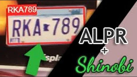 OpenALPR GUI License Plate Recognition Test with Shinobi