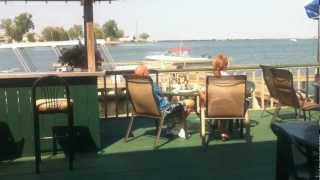 A Drink at Sodus Bay, NY, 2010