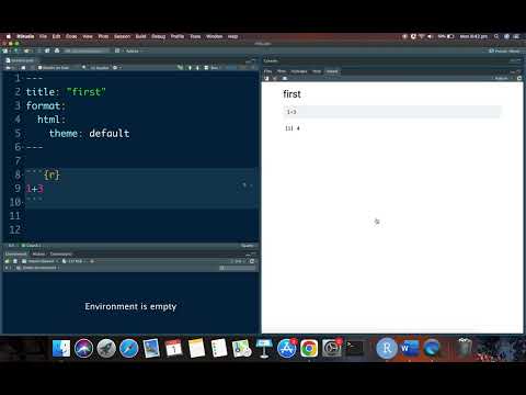 How to install Quarto on macOS and create a Quarto document