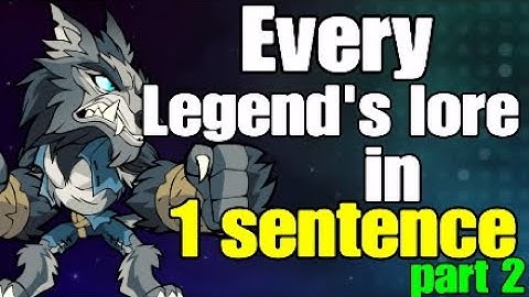 Every Brawlhalla legend