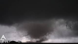 Close range EF2 tornado near Happy Texas on March 13, 2021
