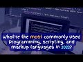 Top Programming, scripting, and markup languages in 2023