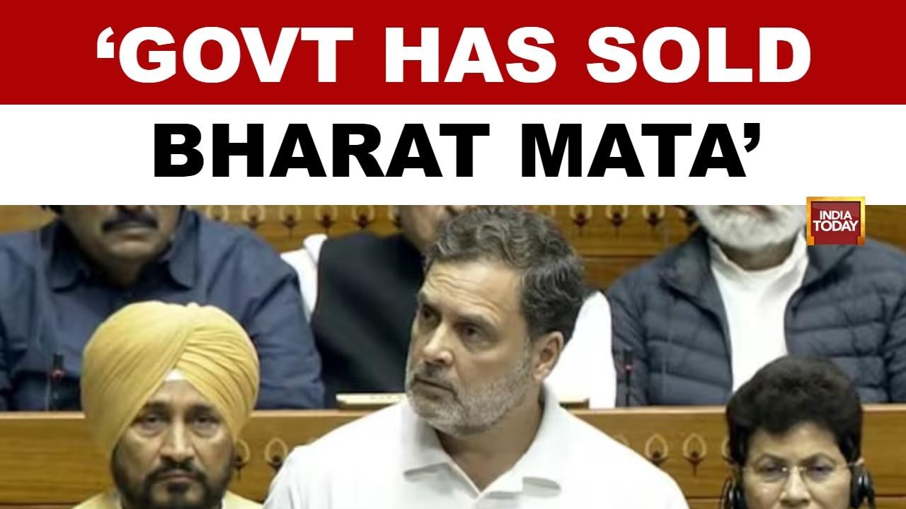 Rahul Gandhi Accuses Govt of Selling Country |  'US Deal Compromised Our Data' | Sansad Showdown