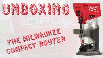 Unboxing a Milwaukee Trim Router