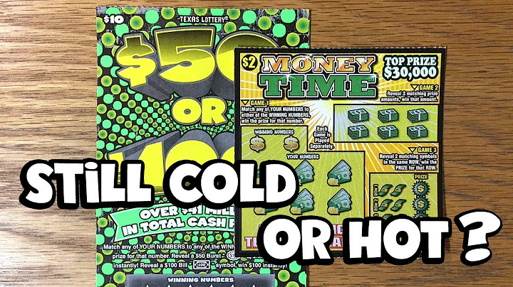 Cold or Hot? Money Time + $50 or $100! TEXAS LOTTERY SCRATCH OFF TICKETS