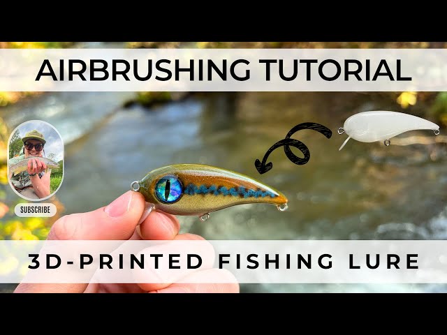 Airbrushing Tutorial for 3D-printed Fishing Lure - YouTube Airbrushing Tutorial for 3D-printed Fishing Lure - YouTube