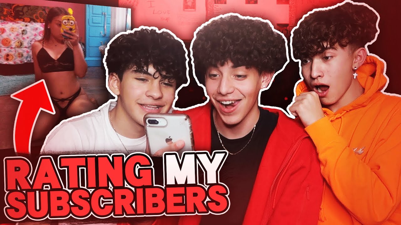 RATING MY SUBSCRIBERS 1-10 😍| Julian Barboza , Marc Gomez , Mathew