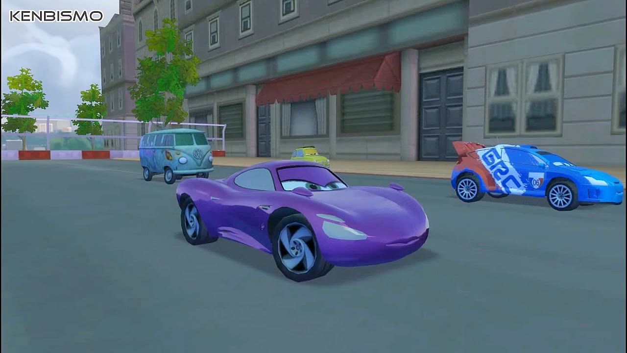 Holley Shiftwell race at Hyde Tour, Cars 2 The Video Game PC Gameplay