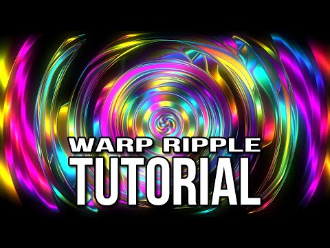 Warp Ripple and Optical in After Effects Background