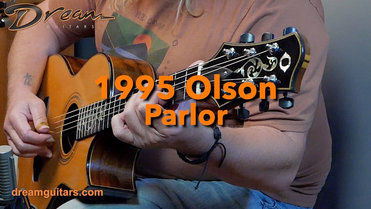 1995 Olson Parlor, Brazilian Rosewood & German Spruce