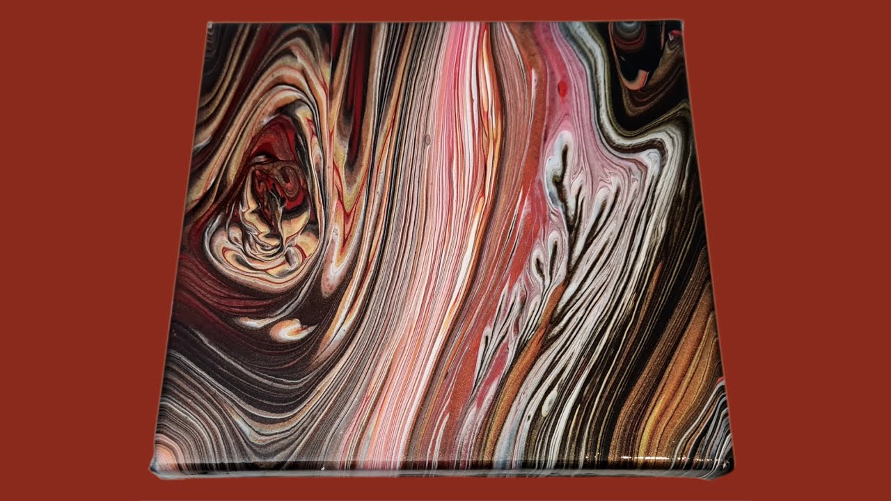 #171 How to improve a part of your pour painting. Acrylic Abstract Art. Using Eraldo Di Paolo Paint.