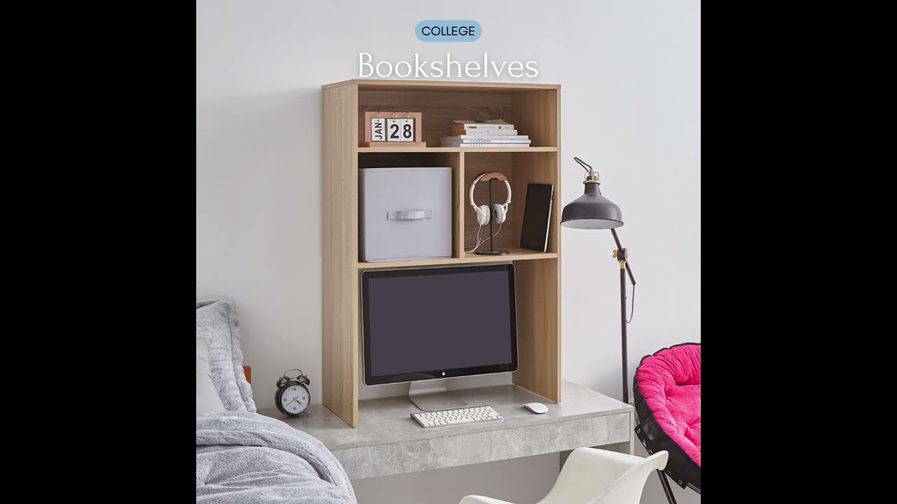 College Dorm Bookshelves 
