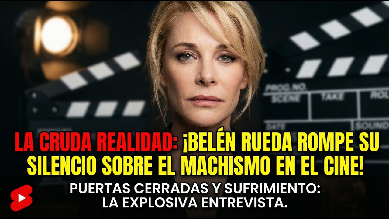 BELÉN RUEDA Explota 🛑 CRUDA REALIDAD he sufrido en el cine Me han CERRADO PUERTAS por Machismo