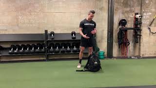 Backpack Overhead Tricep Press