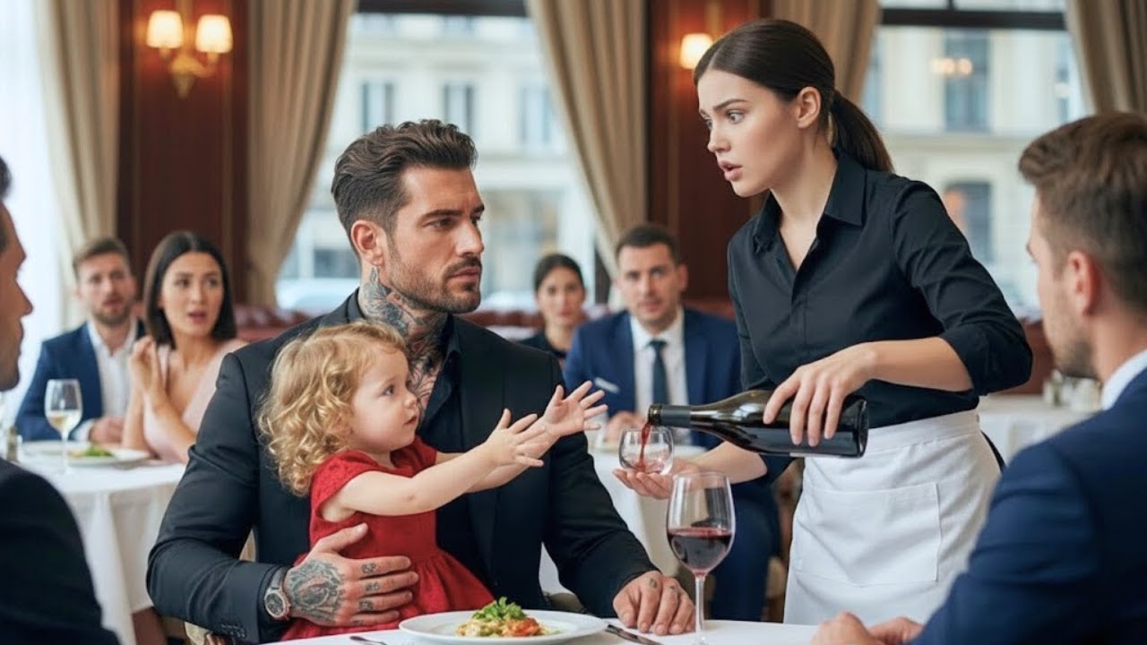 La Fille Du Parrain Dit Son Premier Mot — Elle Montra La Serveuse Et Dit «Maman»