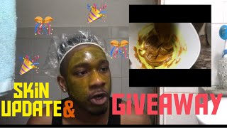 💯 Subscribers GIVEWAY & Skin Care Update Pt. 2 [Turmeric Mask To Lighten Hyperpigmentation]