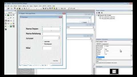 Tutorial Membuat Aplikasi Sederhana Dengan Visual Basic