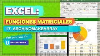 17. Excel. Funciones matriciales. La función Archivomakearray.