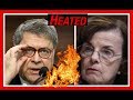HEATED 🔴 Attorney General Barr Utterly DESTROYS Dianne Feinstein on ObamaCare Legality