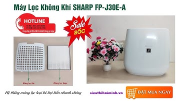 Máy lọc không khí SHARP FP-J30E-A|Mang đến không gian trong lành|