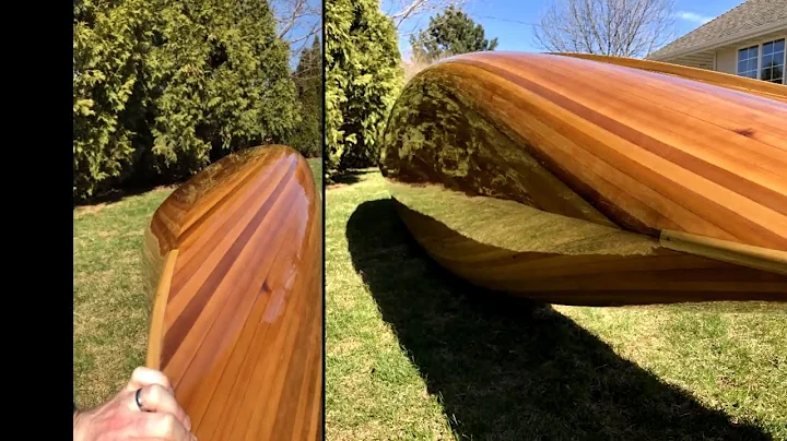 Building a cedar strip canoe