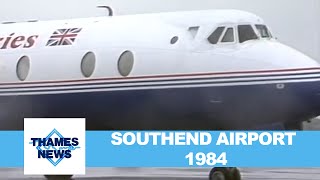 Southend Airport 1984 | Footage Of All Different Planes At Southend Airport | Thames News
