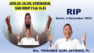 RIP Romo Yohanes Sari Jatmiko Pr, Imam Keuskupan Agung Semarang