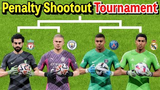 GK Salah vs GK Haaland vs GK Mbappé vs GK Bellingham | Penalty Shootout Tournament【FC24】