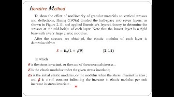 Pavement structural analysis , Lecture 5, Nonlinear Mass, Part 1