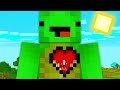 Jj build house inside the heart to prank mikey in minecraft maizen