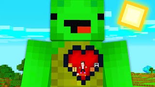 JJ build House inside the Heart to Prank Mikey in Minecraft (Maizen)