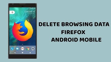 Android Mobile - Delete Browsing Data History in Firefox | Delete Browsing Data Mozilla Firefox